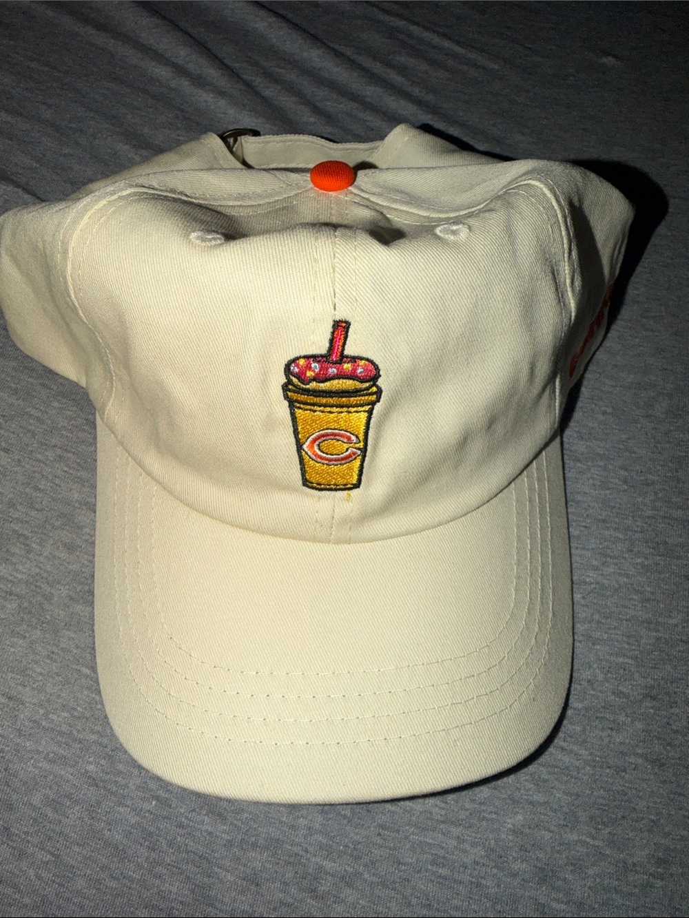 DUNKIN x BEARS Baseball Cap with Coffee Cup Embroidery - Picture 2 of 8